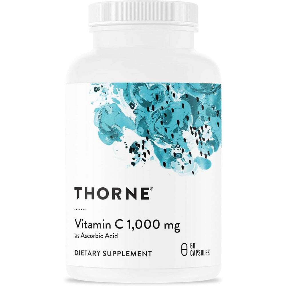 Thorne Vitamin C 1000 Milligrams capsules bottle front view