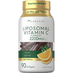 Carlyle Liposomal Vitamin C bottle front view with gold cap