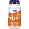 Now Foods Vitamin D3 1000 IU 360 Softgels front view bottle