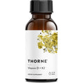 Thorne Vitamin D and K2 Liquid supplement bottle front view