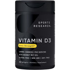 Sports Research Vitamin D3 5000 IU front view bottle