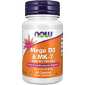 Now Foods Mega D3 And MK7 front view supplement bottle