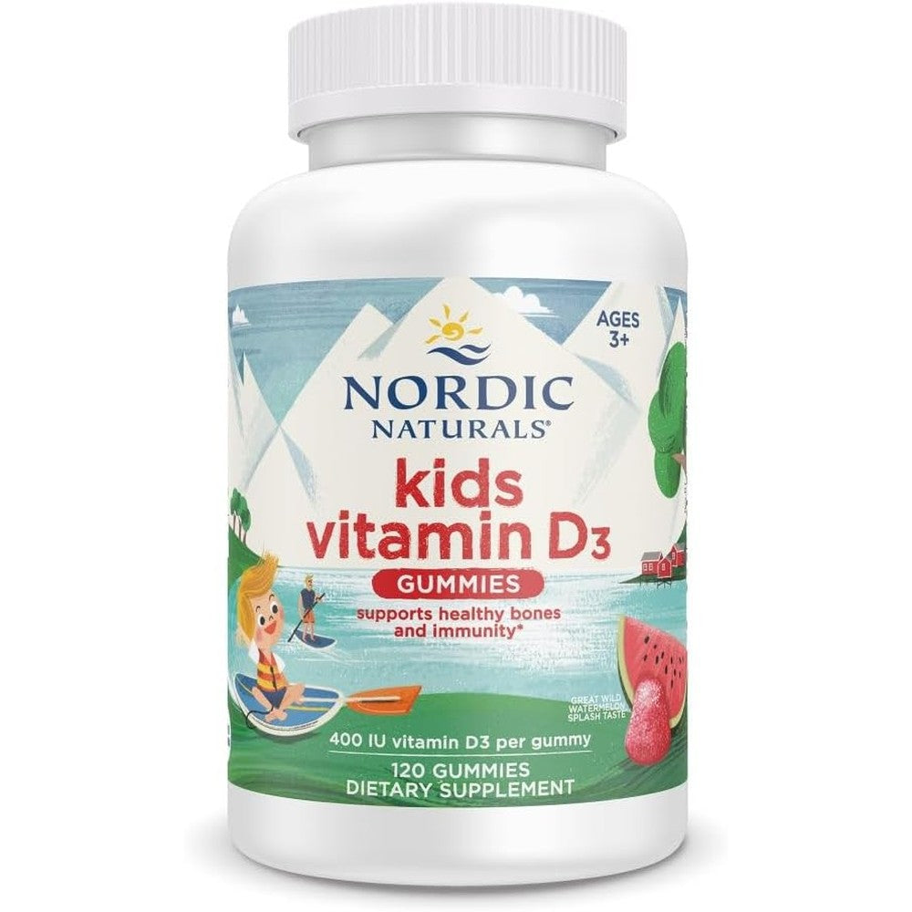 Nordic Naturals vitamin D3 gummies kids front view bottle