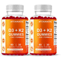 Vitamatic Vitamin D3 And Vitamin K2 Gummies front view packaging