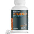 Bronson Vitamin K2 MK7 front view of tablet bottle