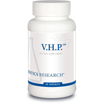 Biotics Research VHP Valerian Hops and Passionflower 90 capsules bottle front view
