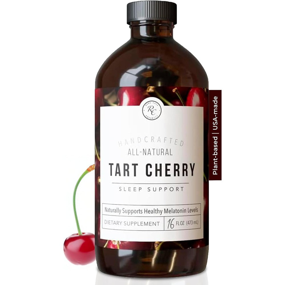 Rowe Casa Organics Tart Cherry Sleep Support 16 Fluid Ounce bottle front view
