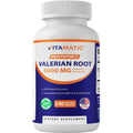 Vitamatic Valerian Root Extract 20:1 bottle front view showing 240 capsules packaging