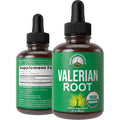 Peak Performance Organic Valerian Root Drops front view showing organic certification label