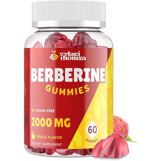 Vylarithonixa 2000mg Berberine HCL Gummies bottle front view for metabolic support