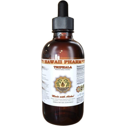 Hawaii Pharm Triphala Liquid Extract front view bottle for premium digestive support
