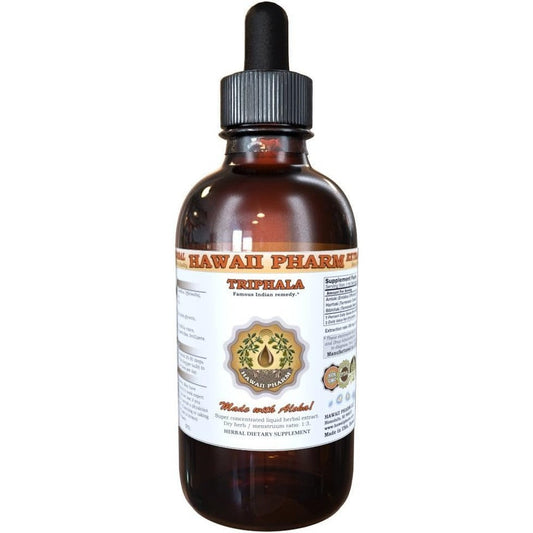 Hawaii Pharm Triphala Liquid Extract front view bottle for premium digestive support