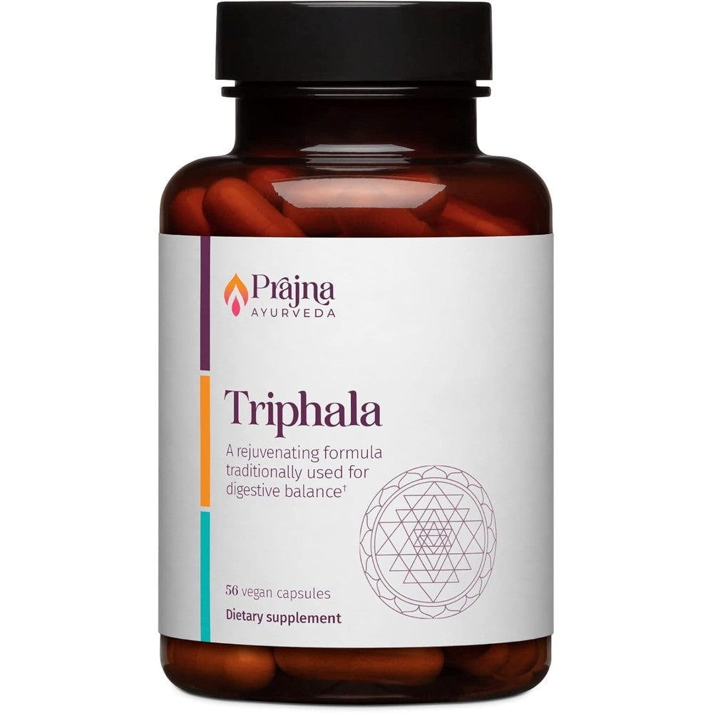 Healthy Directions Dr Chaudharys Prajna Triphala 56 capsules front view bottle