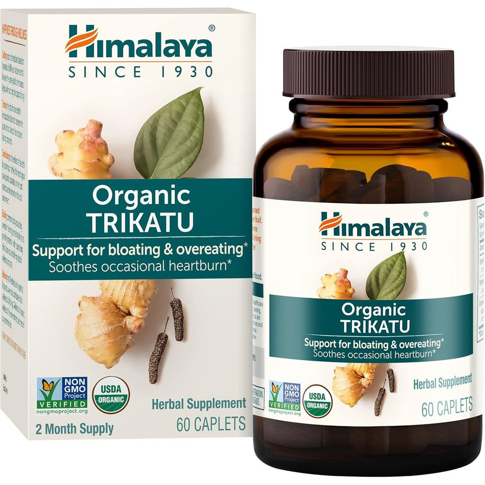Himalaya USDA Organic Trikatu Digestive Health Supplement front view