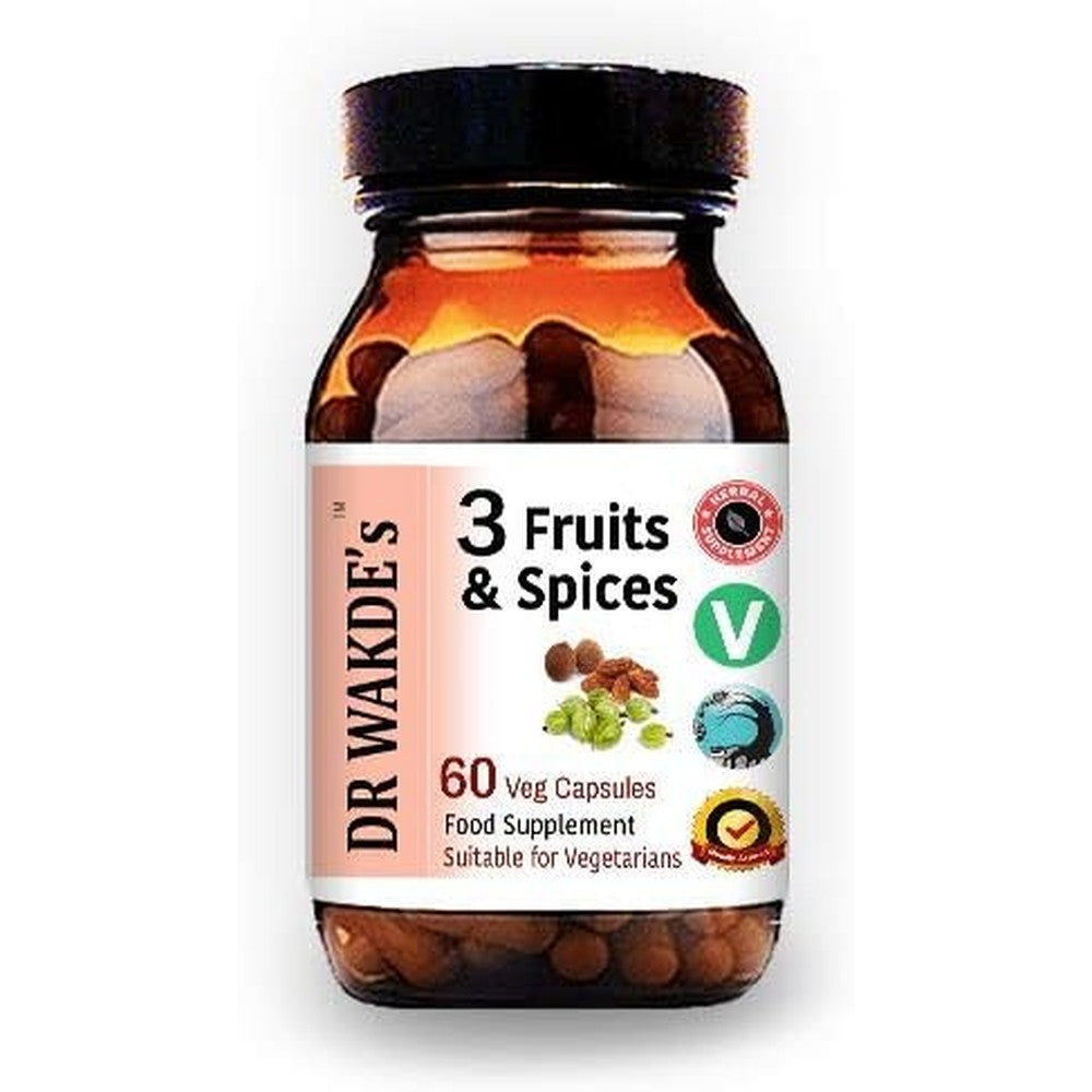 Dr Wakde's 3 Fruits And Spices Digestive Support Front View