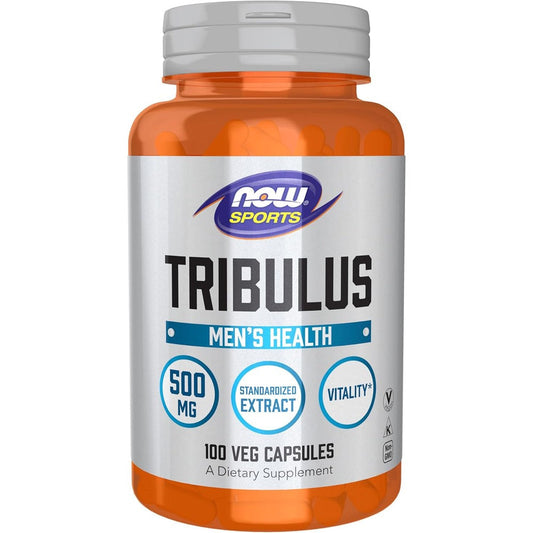 Now Sports Tribulus 500mg 100 capsules front view