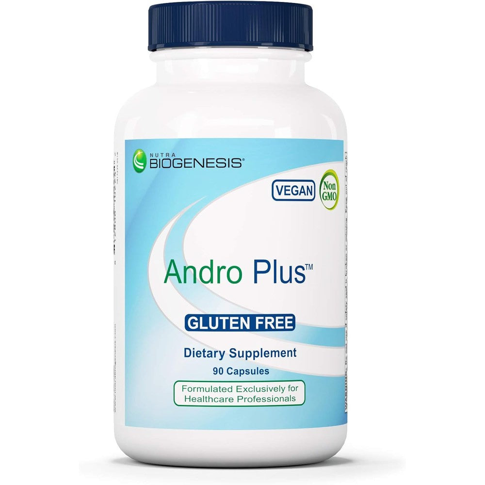Nutra BioGenesis Andro Plus 90 vegetarian capsules front view