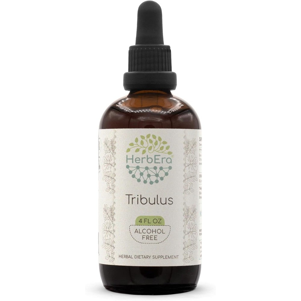 HerbEra Tribulus B120 alcohol free liquid extract bottle front view