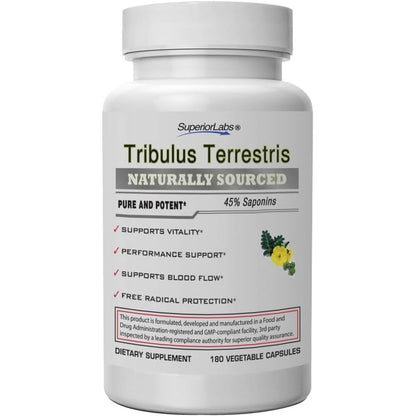 Superior Labs Tribulus Terrestris 1500mg front view