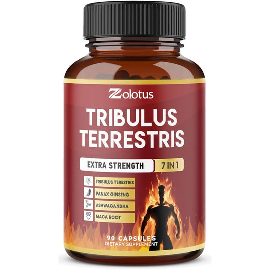 Zolotus Tribulus Terrestris capsules bottle front view