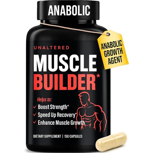 UNALTERED anabolic muscle builder capsules with vitamin d3 and tribulus extract for muscle gain