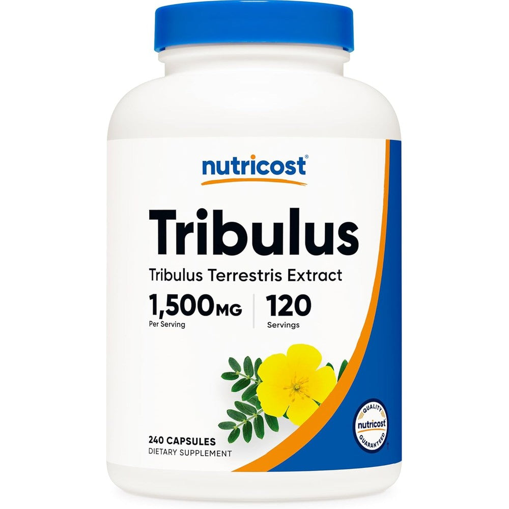 Nutricost Tribulus Terrestris Extract 1500mg bottle front view