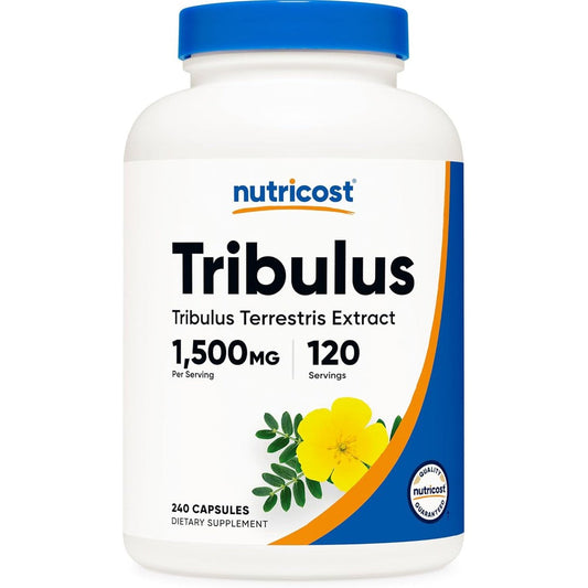 Nutricost Tribulus Terrestris Extract 1500mg bottle front view