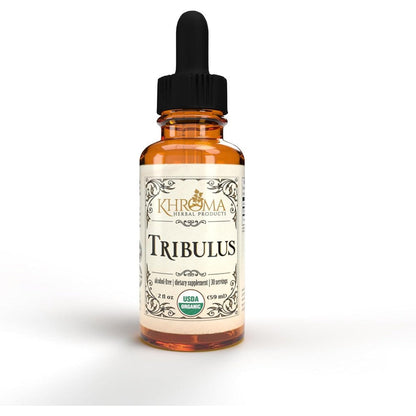 Khroma Herbal Products Organic Tribulus liquid bottle front view