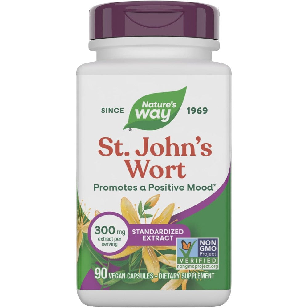 Nature's Way St. John's Wort Premium Extract bottle front view