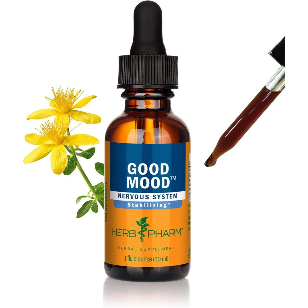 Herb Pharm Good Mood liquid herbal formula front view bottle