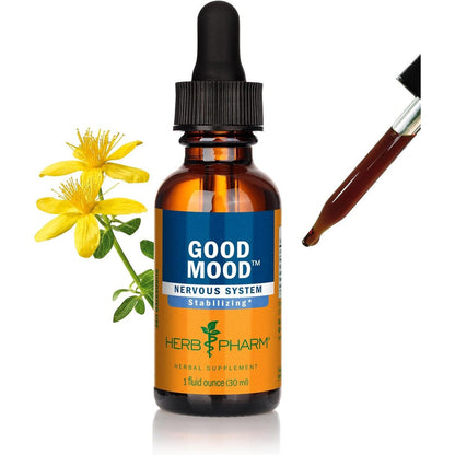 Herb Pharm Good Mood liquid herbal formula front view bottle
