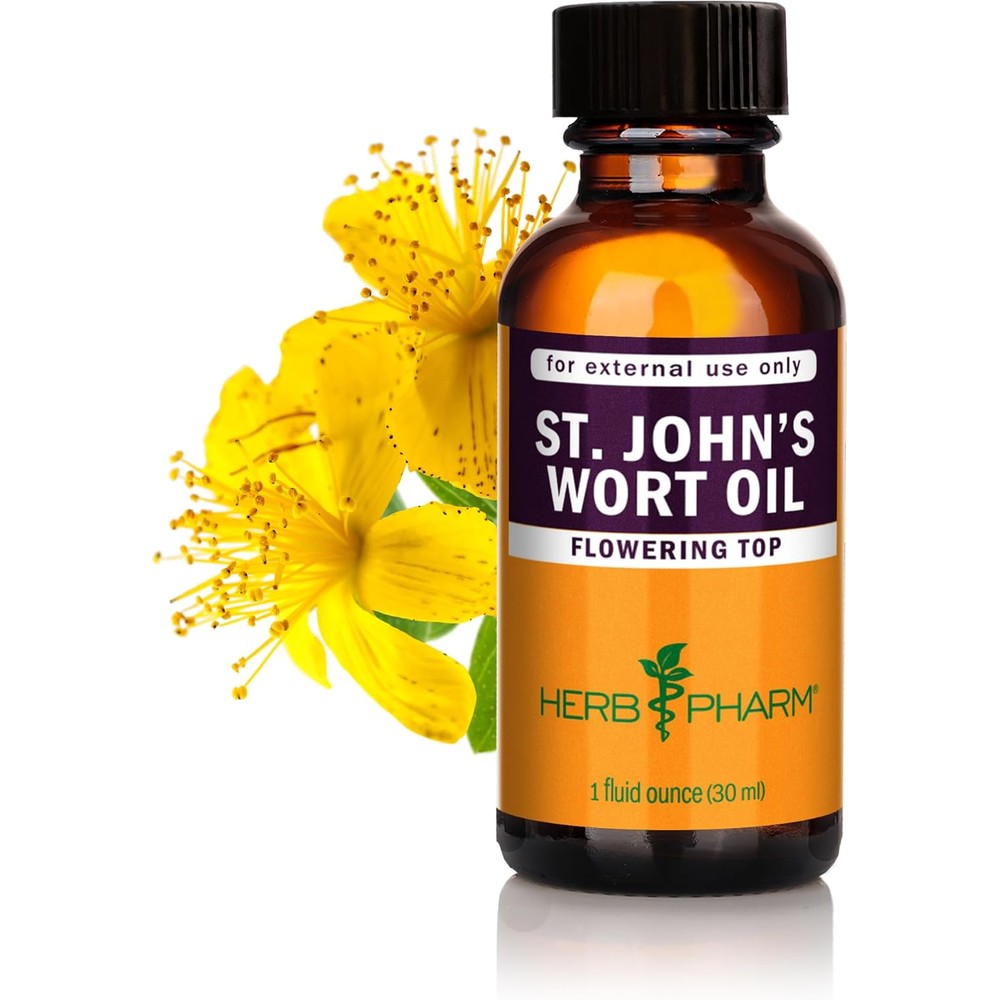 Herb Pharm St. John's Wort Topical Oil front view bottle