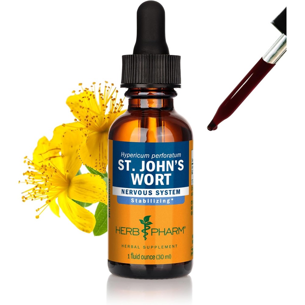 Herb Pharm St. John's Wort liquid extract bottle front view