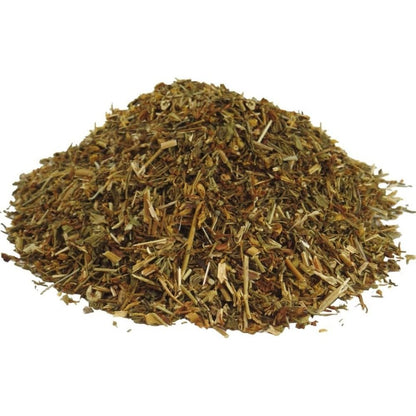 Best Botanicals St Johns Wort 16 Ounce pack front view showing premium bulk herbal powder packaging.