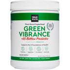 Vibrant Health Green Vibrance Vegan Superfood Powder front view premium green juice supplement