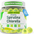 Nextdia Organic Spirulina and Chlorella Gummies front view jar for immune support