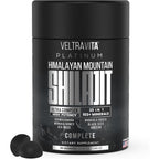 VeltraVita Ashwagandha Himalayan Shilajit Rhodiola Rosea sixty gummies front view bottle