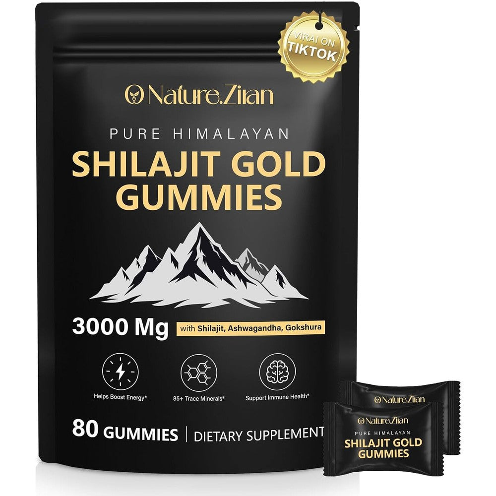 Healthcare2026 O Nature Ziran Shilajit Gold capsules front view premium packaging