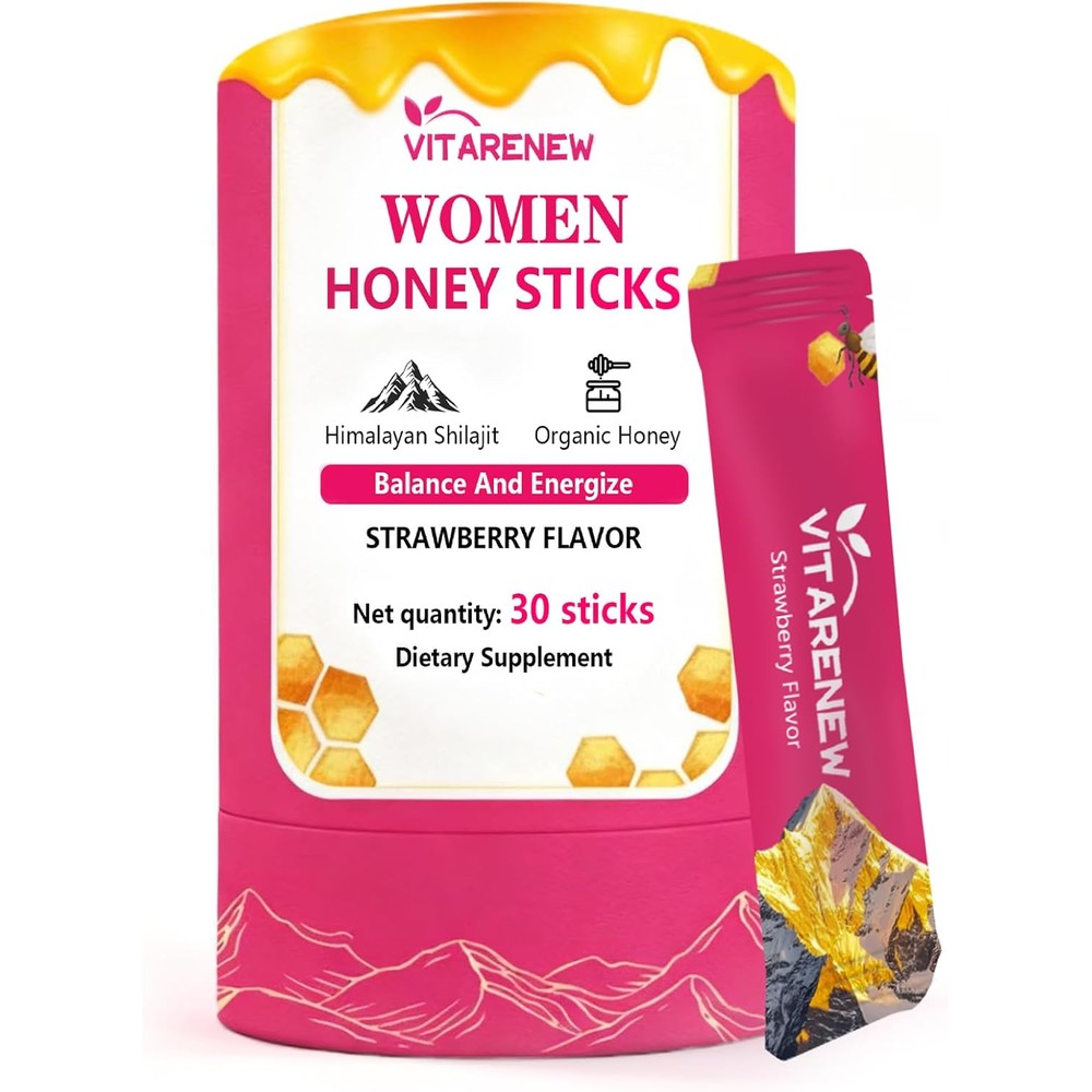 Zoone Nutra Shilajit Honey Sticks for Women front view packaging