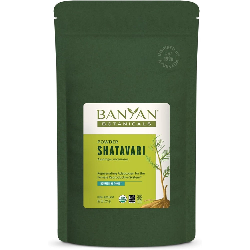 Banyan Botanicals Organic Shatavari Powder front view
