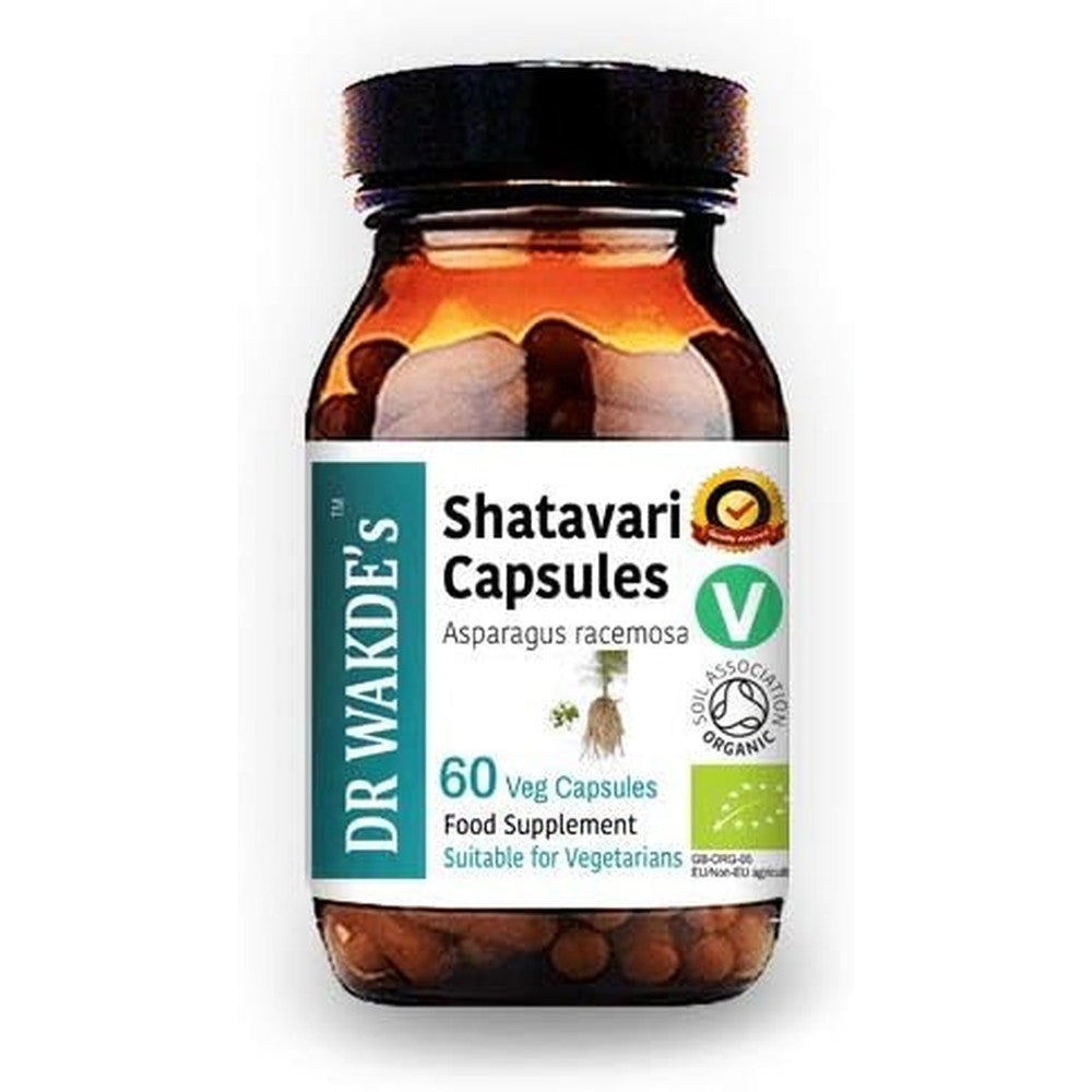 Dr Wakdes Shatavari 60 Capsules front view bottle