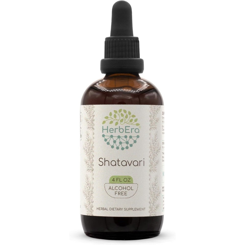 HerbEra Shatavari Alcohol Free Herbal Extract front view