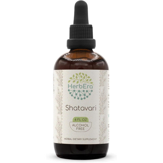 HerbEra Shatavari Alcohol Free Herbal Extract front view