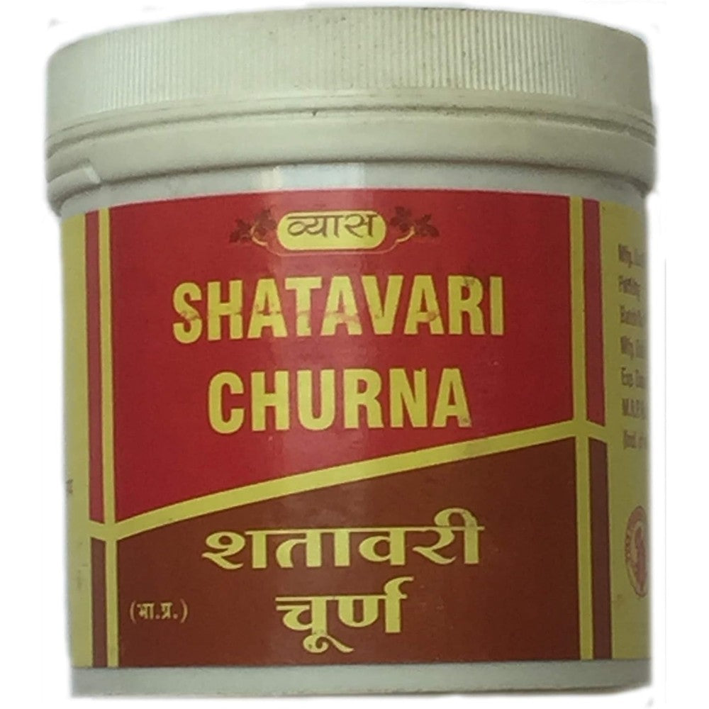 Vyas Shatavari Churna 100g herbal supplement front view