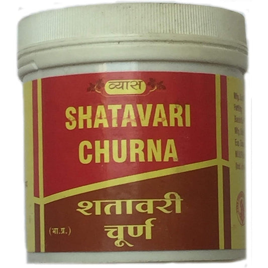 Vyas Shatavari Churna 100g herbal supplement front view