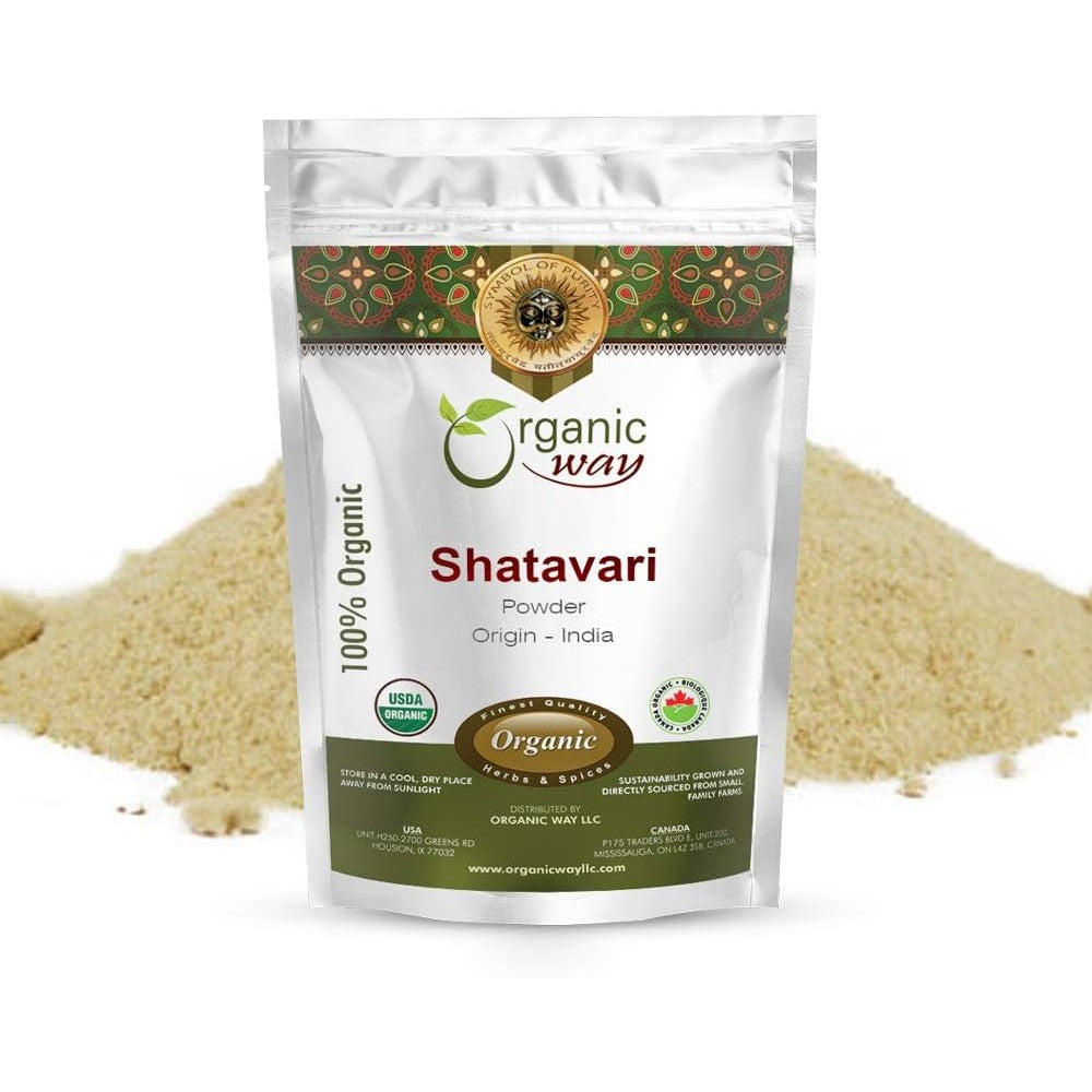 Organic Way Shatavari Powder front product view