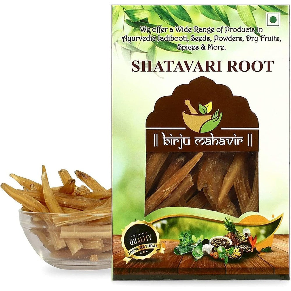 Zanto BrijBooti Mahavir Shatavari Root 200g Powder front view packaging for natural women health.