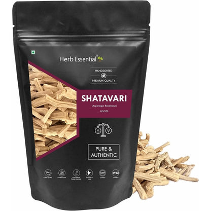 Herb Essential Shatavari Root Organic Powder 100g front view packaging for women wellness
