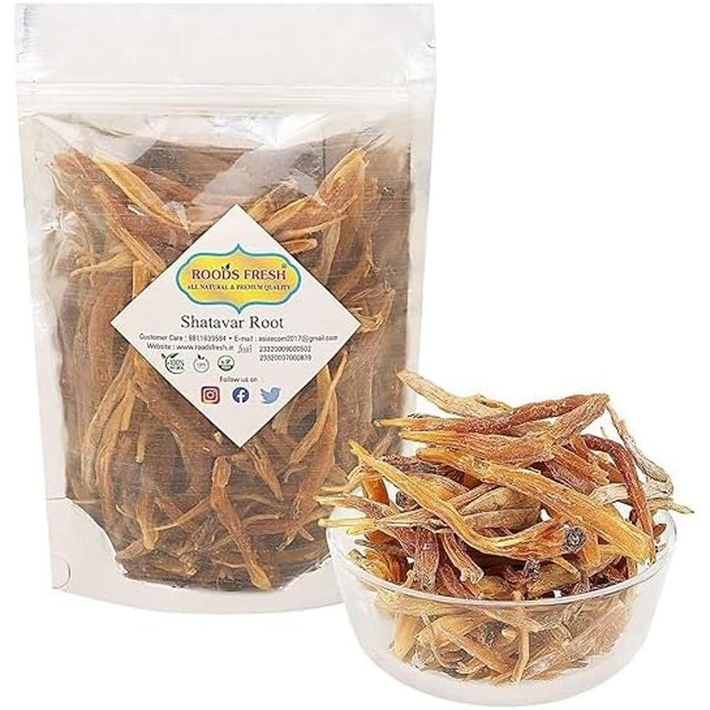 Gunmala Shatavari Root 100 grams supplement front packaging package view for womens wellness.