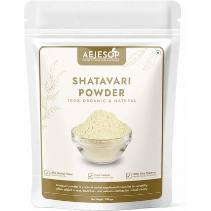 AEJESOP Shatavari Powder front view premium herbal supplement bag